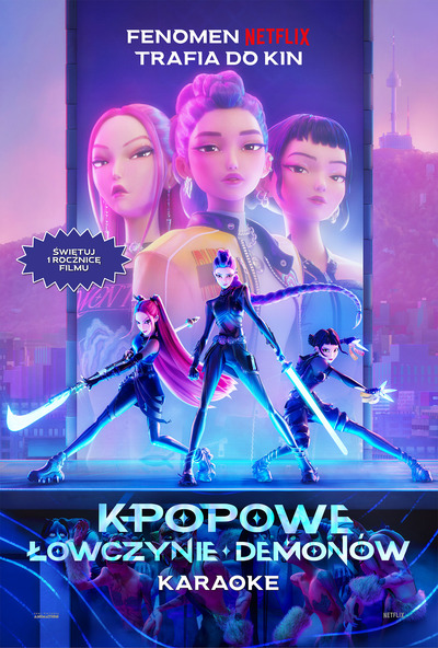 Plakat wydarzenia:  K-popowe łowczynie demonów: Karaoke 